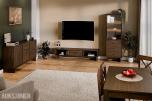  Møbelsett – Valnøtt Skjenk, spisebord, TV-benk  Valmo 